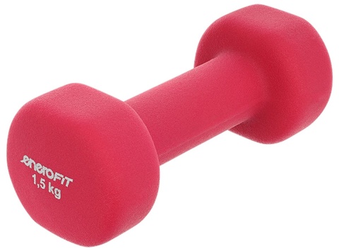 Zestaw Hantli Neoprenowych 2x1,5 Kg ENERO FIT magenta