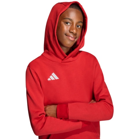 Bluza dla dzieci adidas Entrada 26 Hoody JZ6568 czerwona