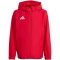 Kurtka ortalion dla dzieci adidas Entrada 26 All Weather JZ9105 czerwona