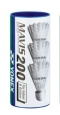 Lotki Nylonowe Białe 3szt. Mavis 200 Yonex Średnia niebieska