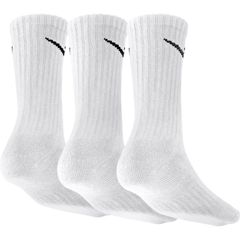 Skarpety Nike Value Cotton Crew 3 pary SX4508 101 białe