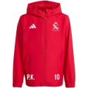 WOLANKA Kurtka dla dzieci adidas Entrada 26 All Weather czerwona