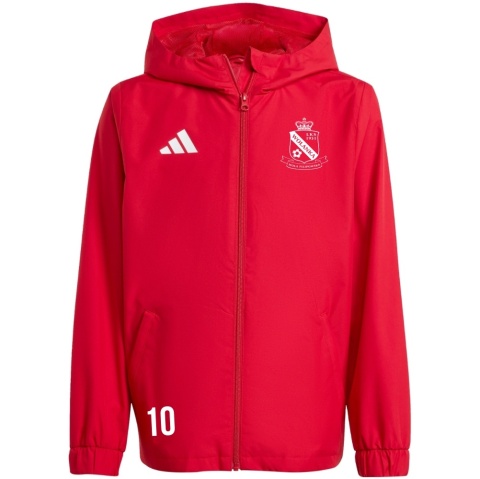 WOLANKA Kurtka dla dzieci adidas Entrada 26 All Weather czerwona